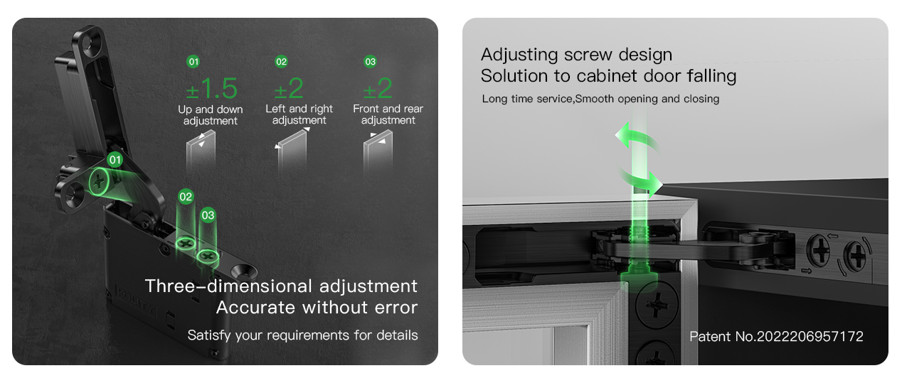 T1 Heavy Duty Concealed Hinge