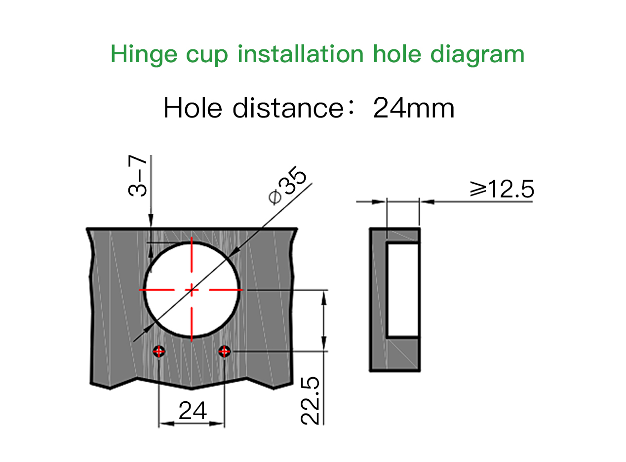 K4P Racer Hinge For Wooden Door
